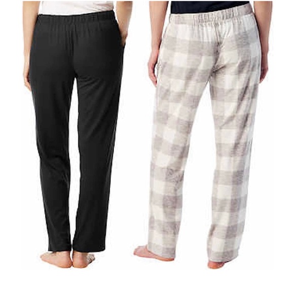 WOMENS STRAIGHT LEG LOUNGE PJ PANTS - Picture 2 of 5